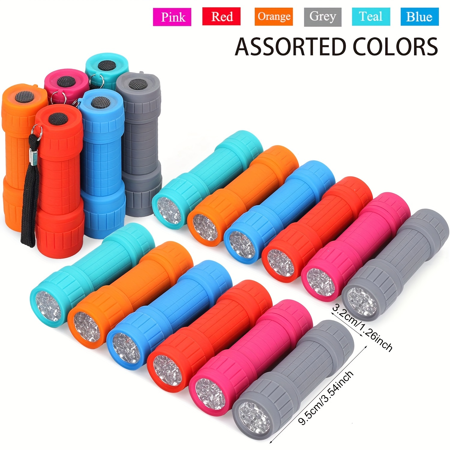 Kids Outdoor Lights - Mini Portable Flashlight Nine XPE Lamp