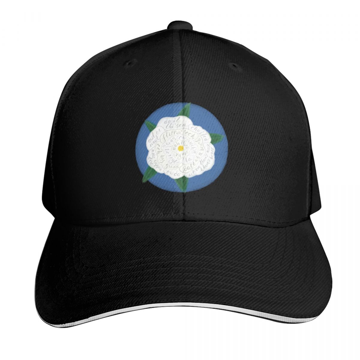 Outdoor Kids Yorkshire - Yorkshire Rose with Phrases Baseball Cap