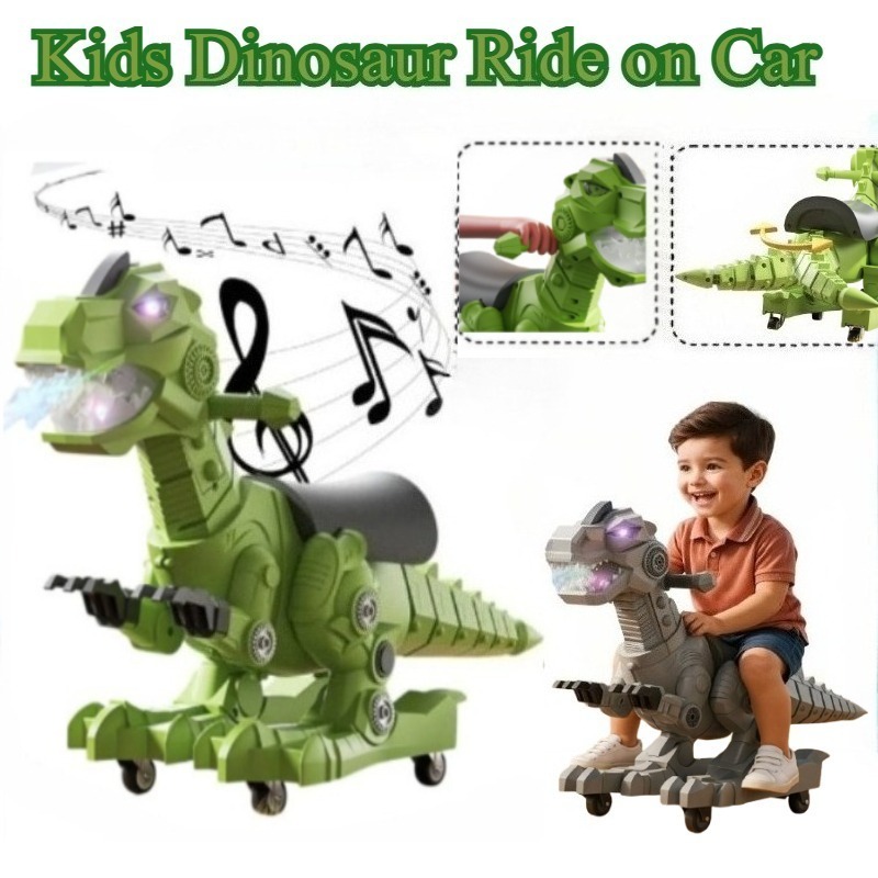 Kids Outdoor Adventure - Dinosaur Ride on Toys Toddler Ride