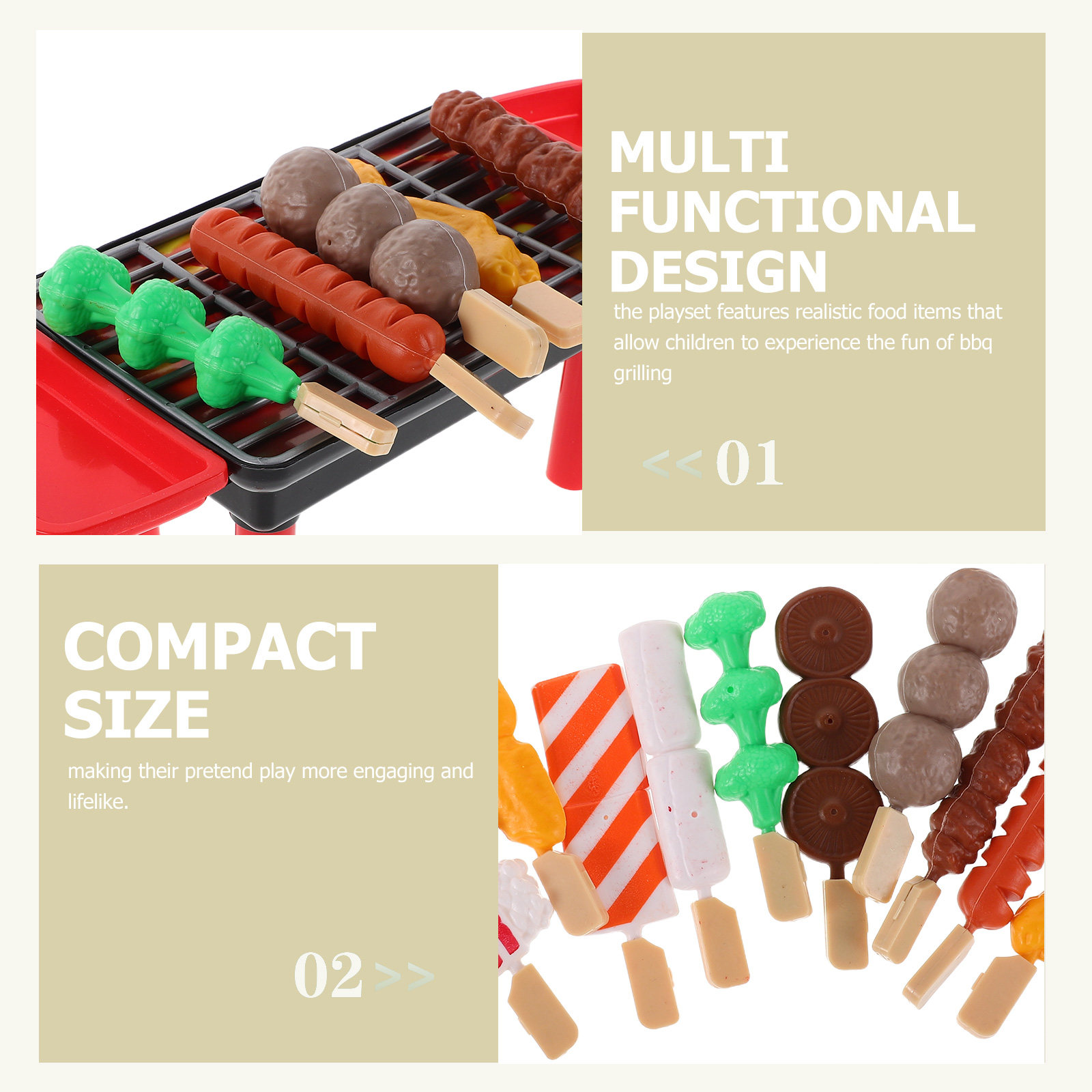 20Pcs Realistic Bbq Grill Play - đánh giá và giá Kids Outdoor Grill Set