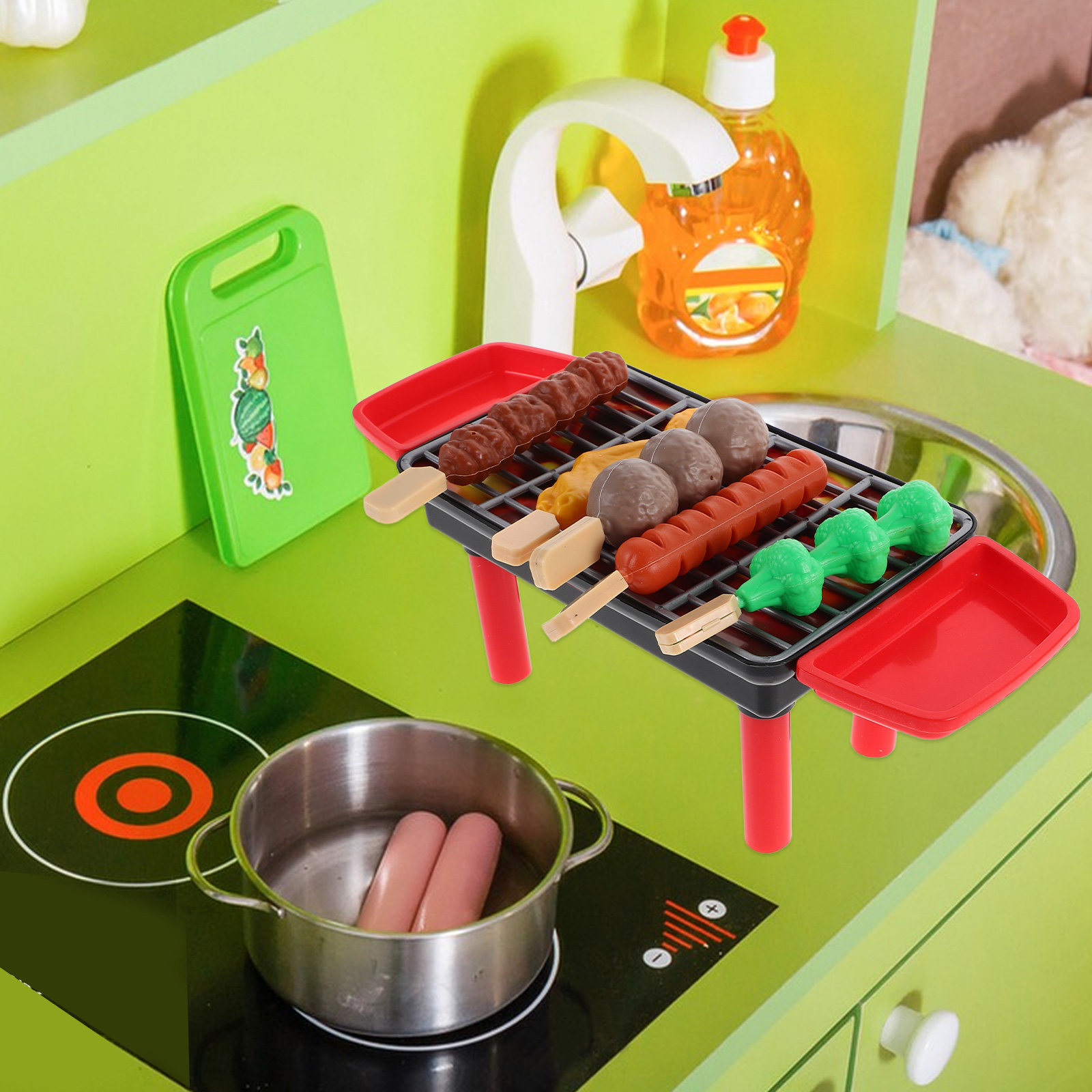20Pcs Realistic Bbq Grill Play - đánh giá và giá Kids Outdoor Grill Set