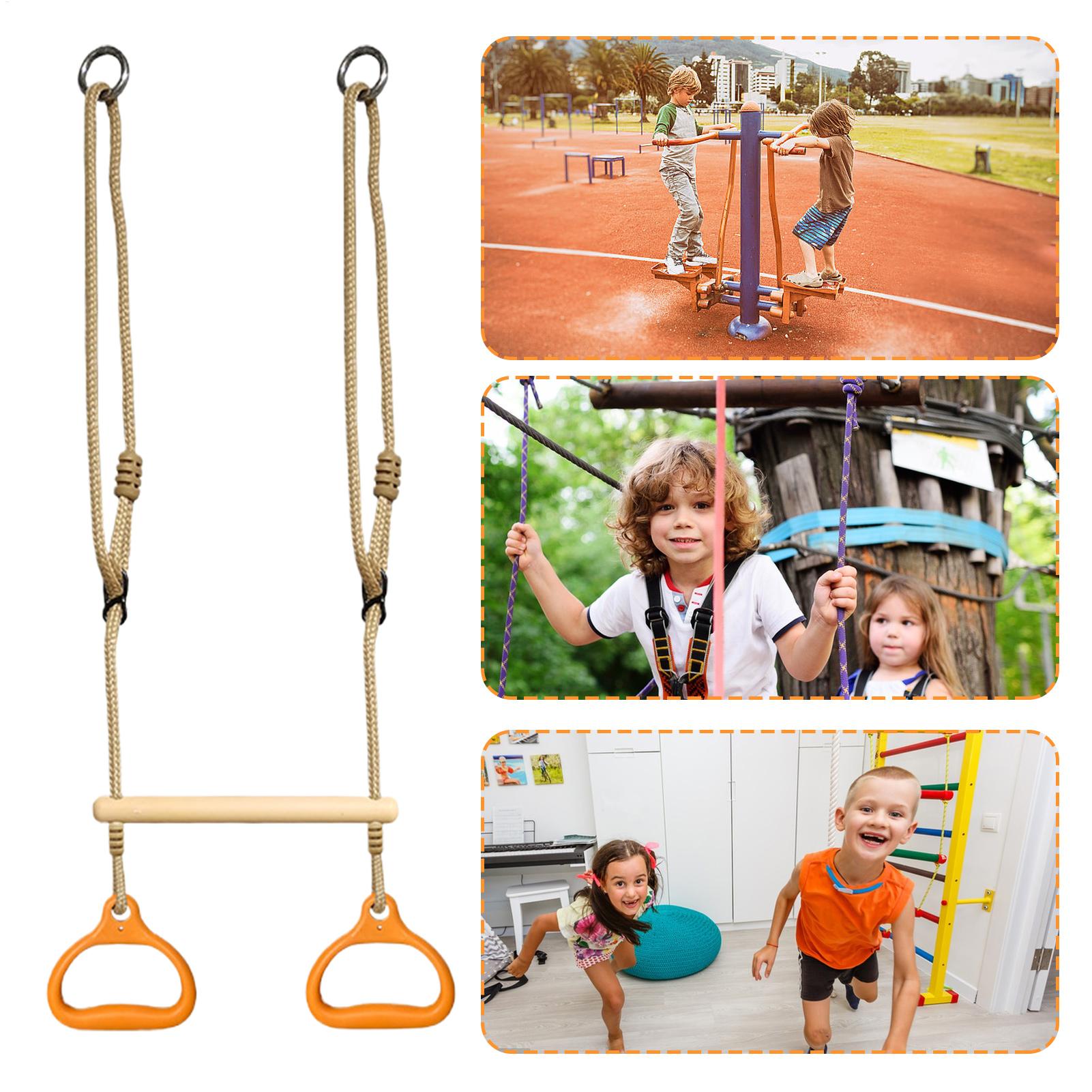 Swing Bar Gym Equipment Rings  - đánh giá và giá Kids Outdoor Gym Equipment