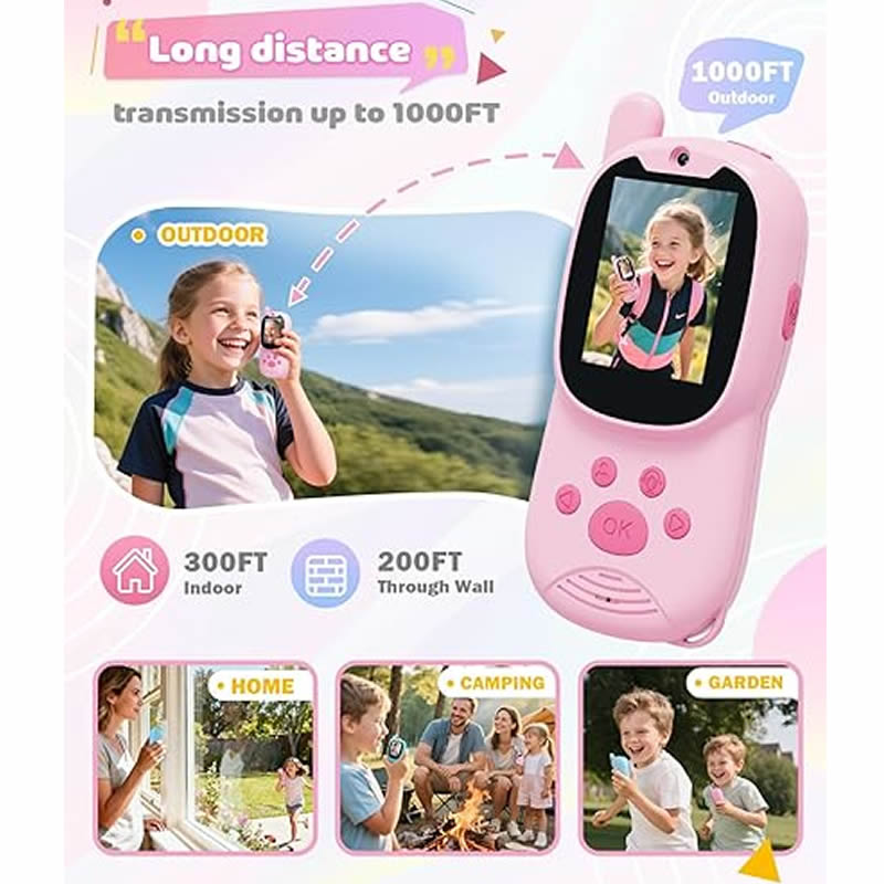 Walkie-Talkie 2-Pack Children' - đánh giá và giá Kids Outdoor Videos