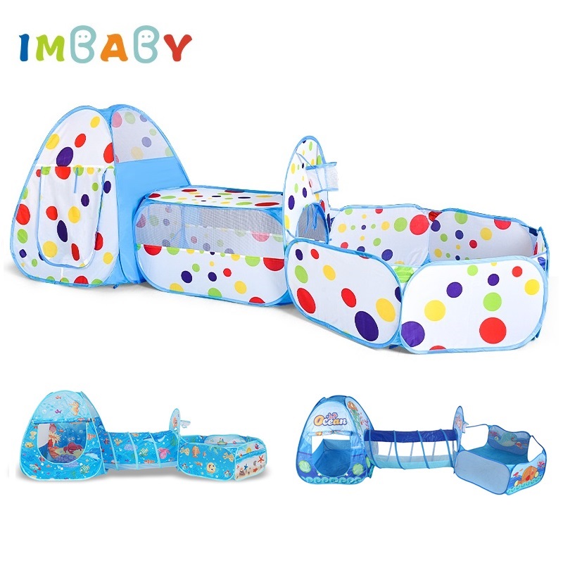 IMBABY 3 in 1 Ball Pool Foldin - đánh giá và giá Kids Outdoor Tunnel