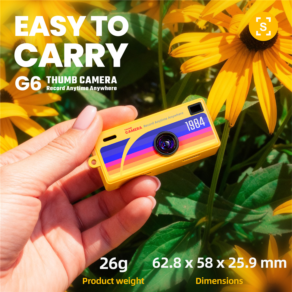 G6 Mini Thumb Camera Portable  - đánh giá và giá Kids Outdoor Videos