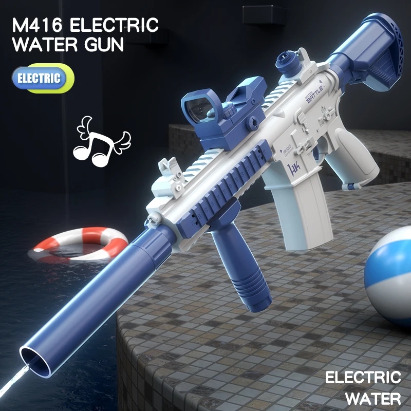 Adult M416 electric water gun, - đánh giá và giá Kids Outdoor Storage
