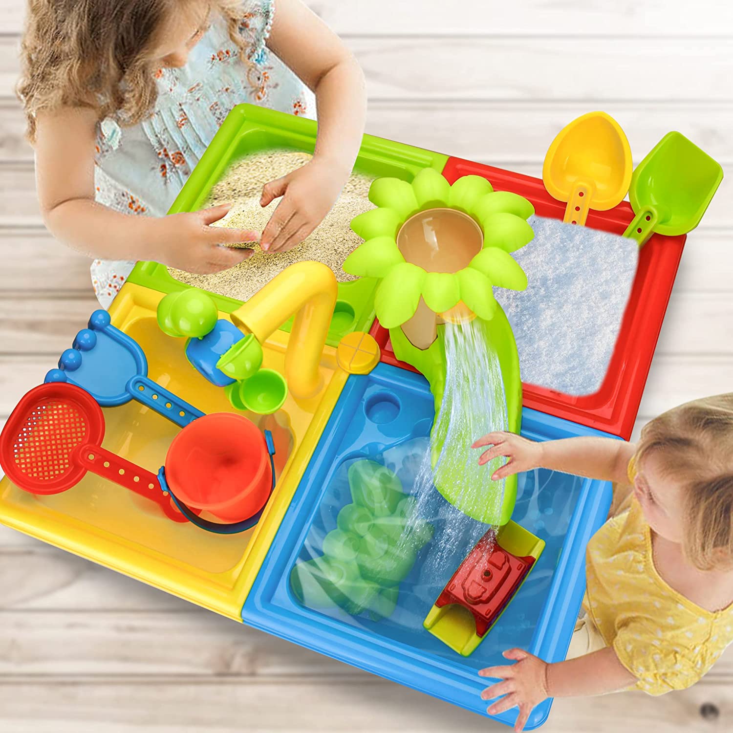 Beach Table Sand Play Toys Chi - đánh giá và giá Kids Outdoor Play Table