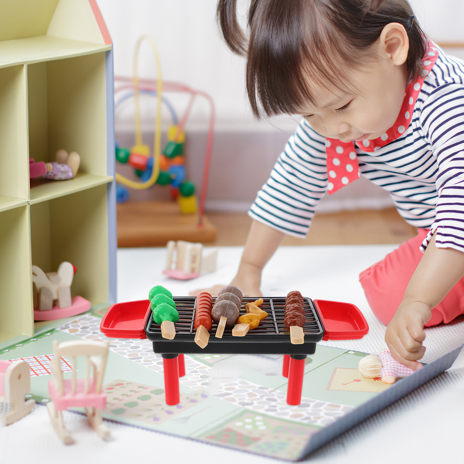 20Pcs Kids Bbq Grill Playset R - đánh giá và giá Kids Outdoor Grill Set