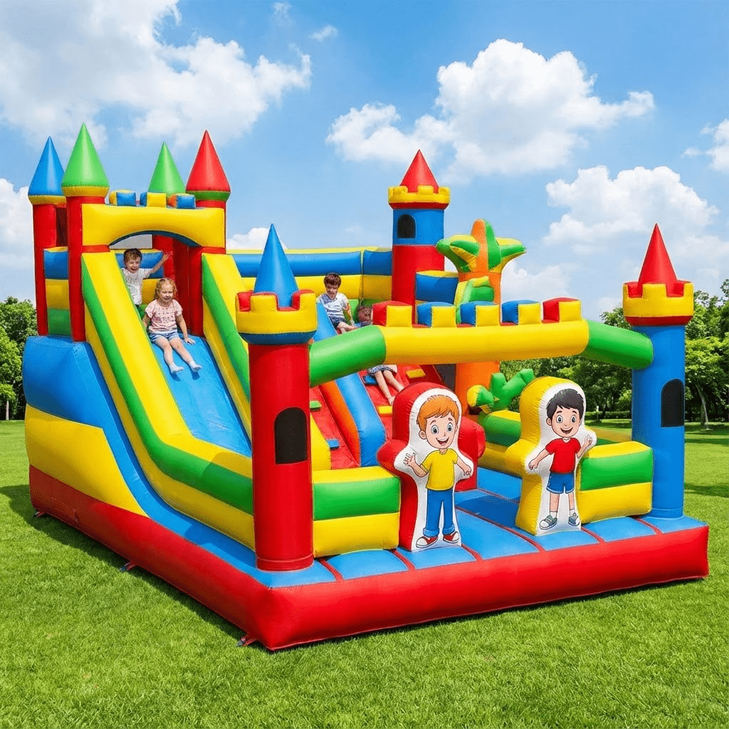 Customized Heavy Duty Commerci - đánh giá và giá Kids Outdoor Jump House