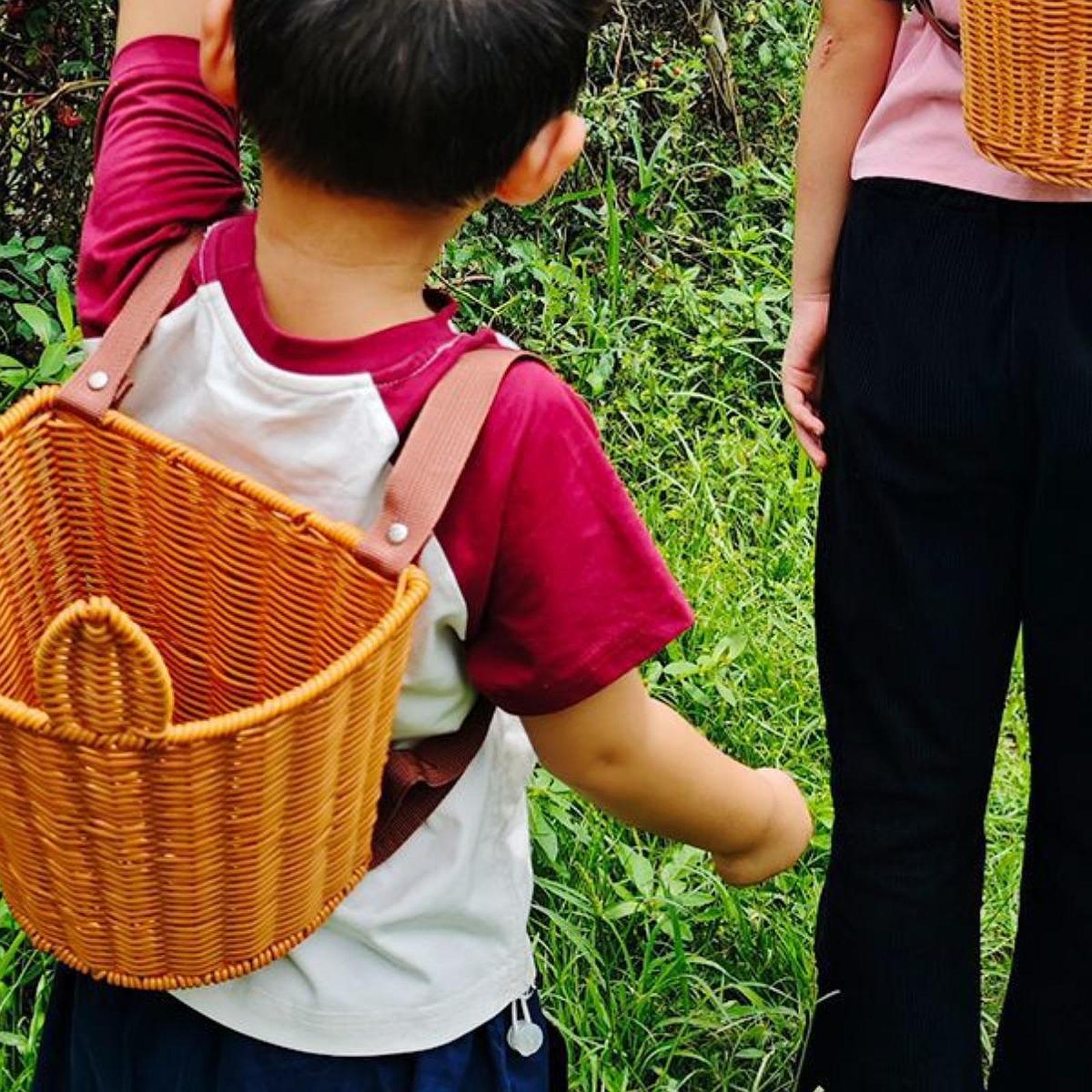 Rustic Basket Backpack Farm Ca - đánh giá và giá Kids Outdoor Backpack