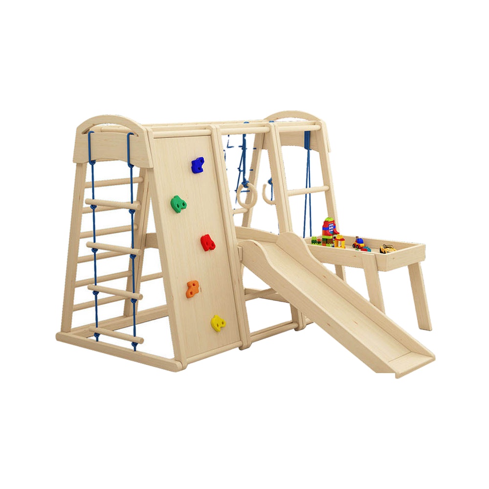 Indoor Outdoor Wooden Children - đánh giá và giá Kids Outdoor Wooden Climbing Frame