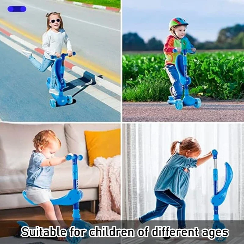 2-in-1 Kids Kick Scooter with  - đánh giá và giá Kids Outdoor Lights