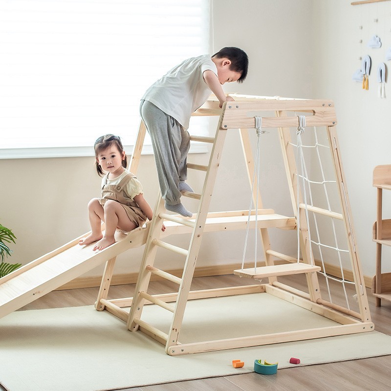 Jungle Gym Kids Outdoor Solid  - đánh giá và giá Kids Outdoor Wooden Climbing Frame