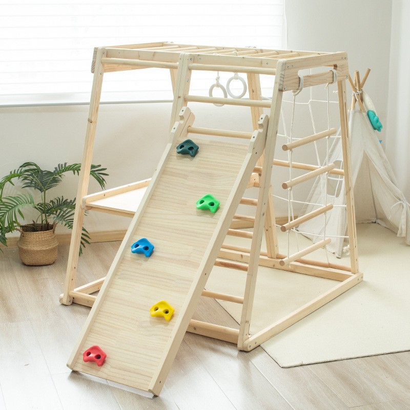 Jungle Gym Kids Outdoor Solid  - đánh giá và giá Kids Outdoor Wooden Climbing Frame