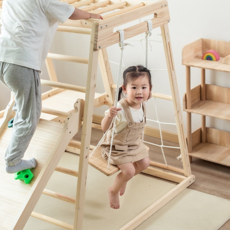 Jungle Gym Kids Outdoor Solid  - đánh giá và giá Kids Outdoor Wooden Climbing Frame