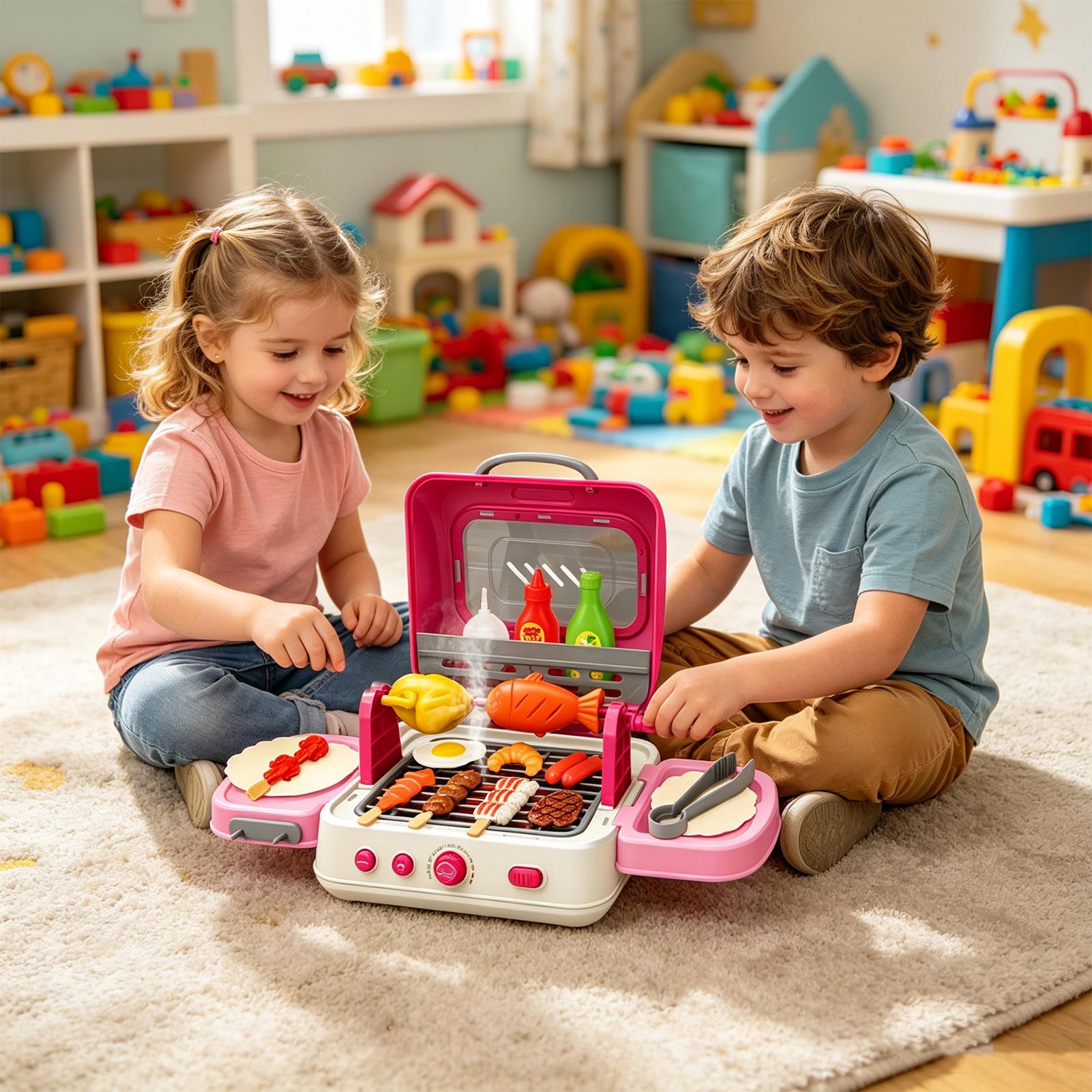 Kids Outdoor Grill Playset Int - đánh giá và giá Kids Outdoor Grill Set