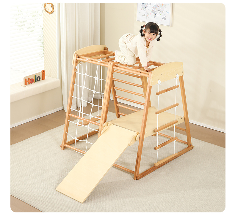 Kids Outdoor Indoor Montessori - đánh giá và giá Kids Outdoor Wooden Climbing Frame