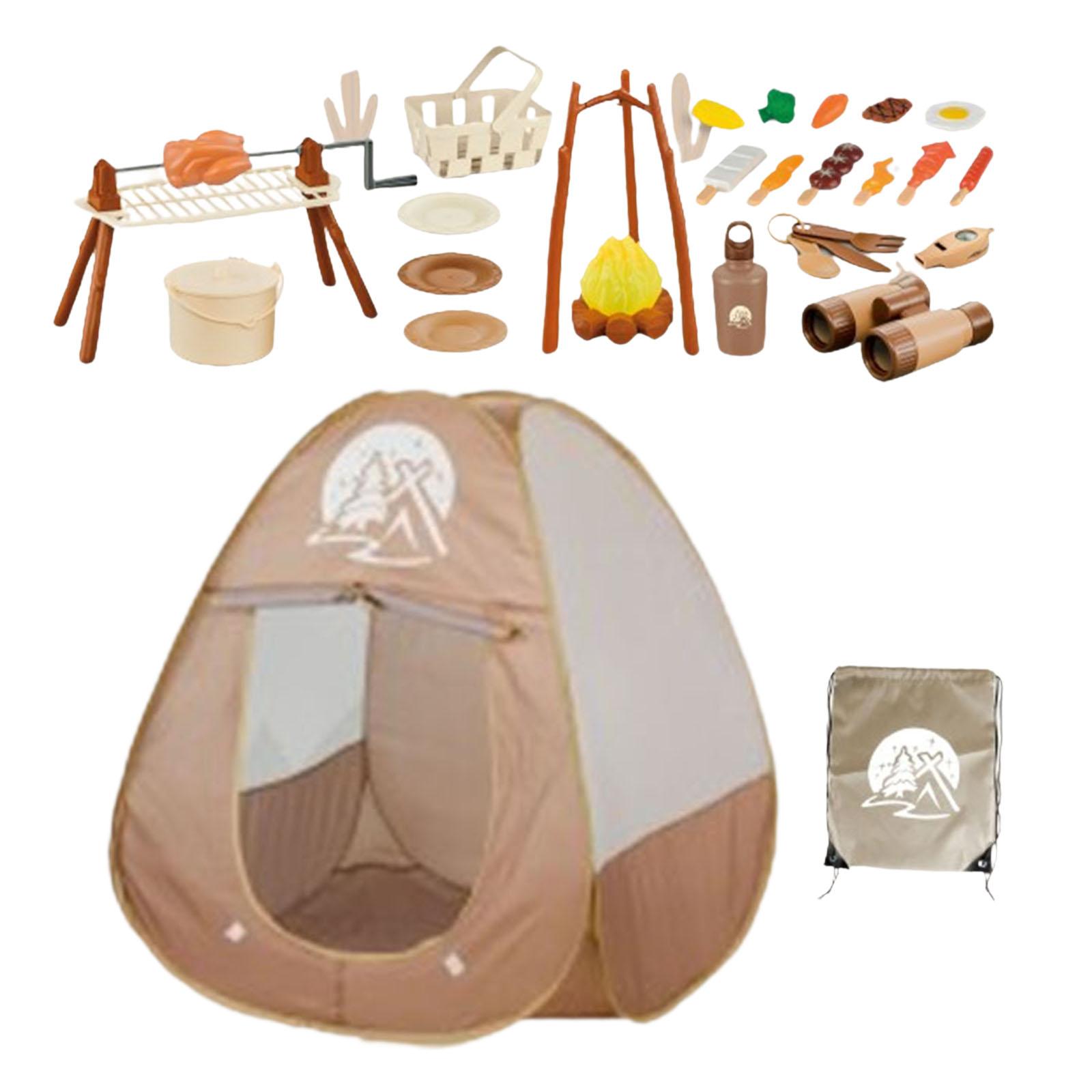 34Pcs Kids Camping Set Picnic  - đánh giá và giá Kids Outdoor Grill Set
