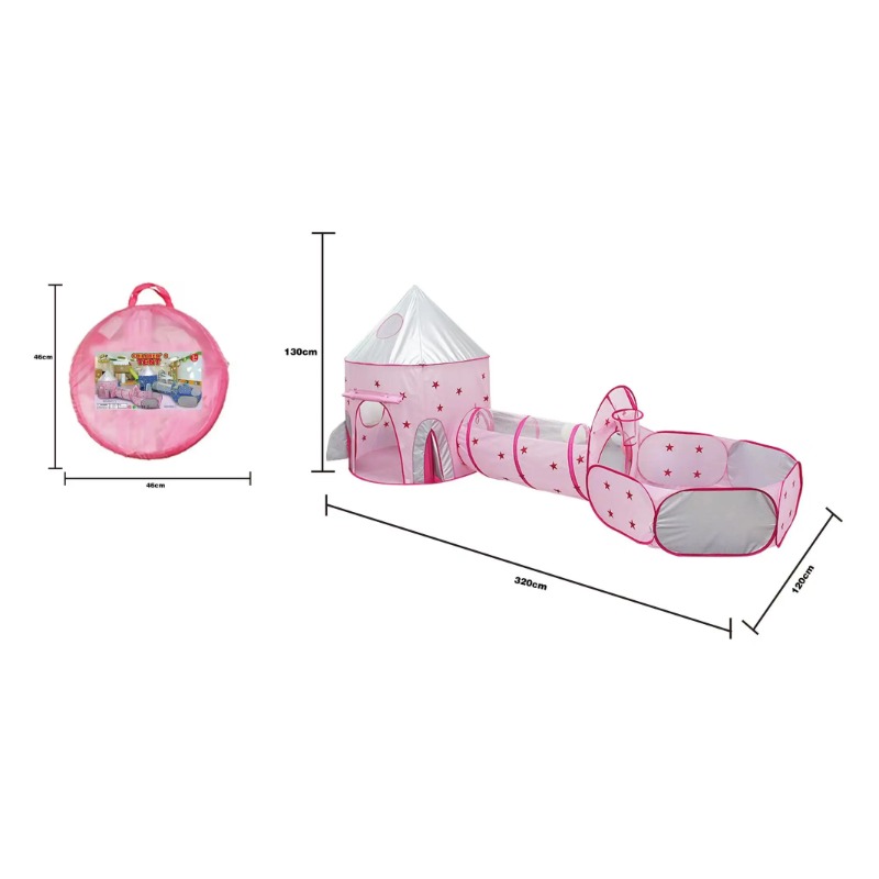 3 in 1 Kids Tent House Portabl - đánh giá và giá Kids Outdoor Tunnel