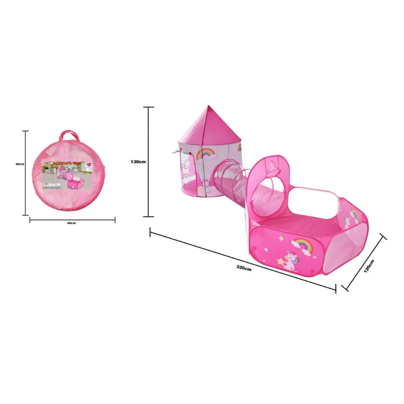 3 in 1 Kids Tent House Portabl - đánh giá và giá Kids Outdoor Tunnel