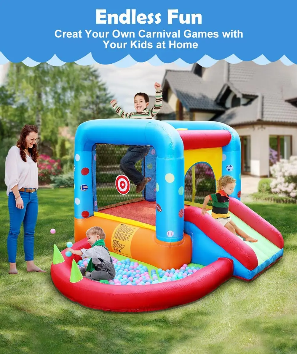 Step4Fun Inflatable Bounce Hou - đánh giá và giá Kids Outdoor Jump House