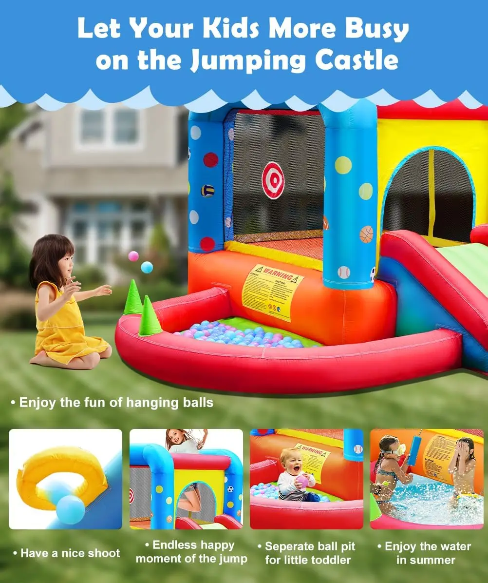Step4Fun Inflatable Bounce Hou - đánh giá và giá Kids Outdoor Jump House