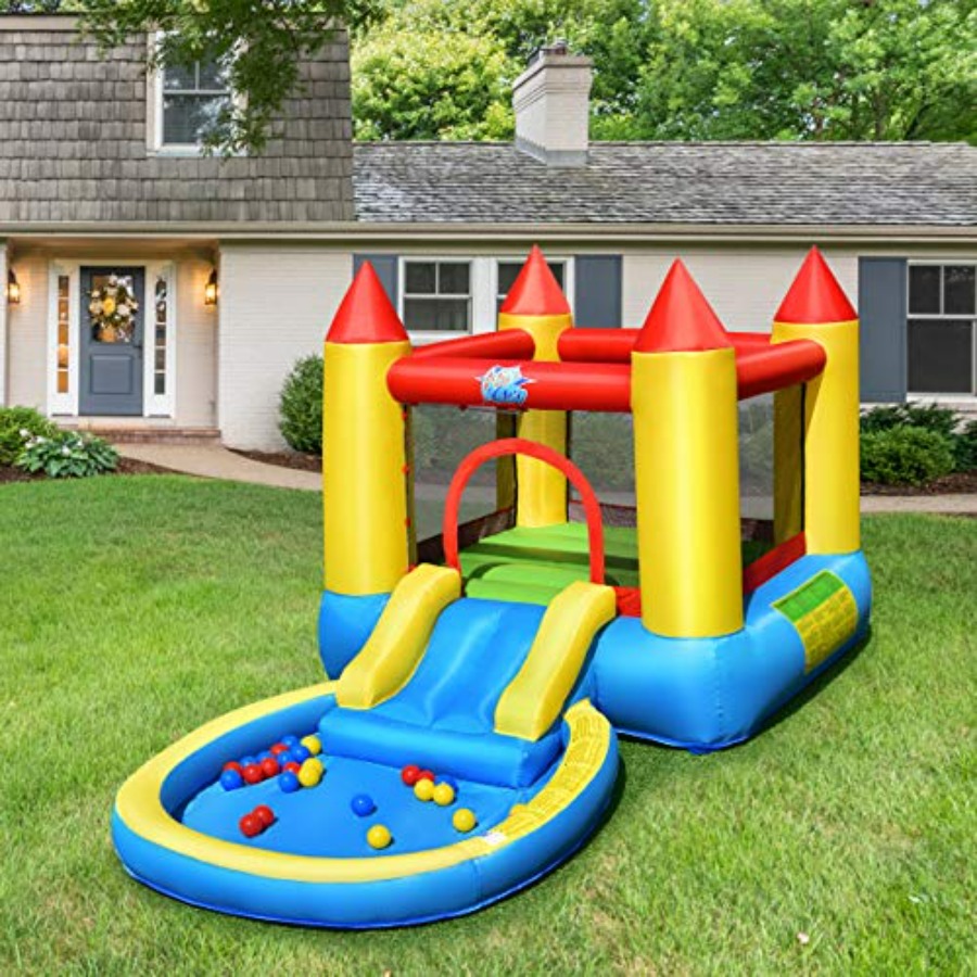 Outdoor backyard inflatable bo - đánh giá và giá Kids Outdoor Jump House