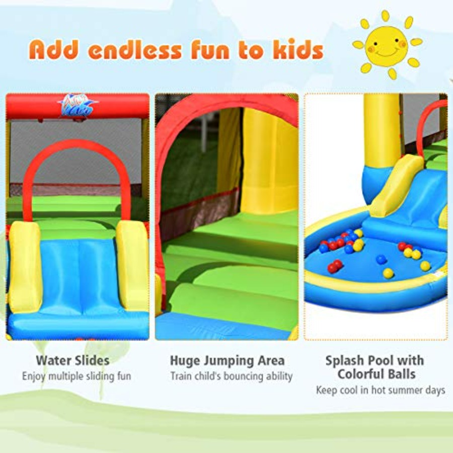 Outdoor backyard inflatable bo - đánh giá và giá Kids Outdoor Jump House
