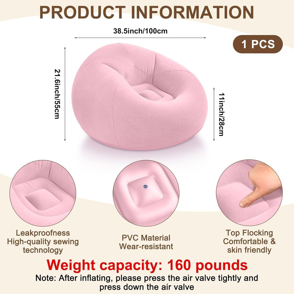 Inflatable Bean Bag Chairs, Pi - đánh giá và giá Kids Outdoor Loungers
