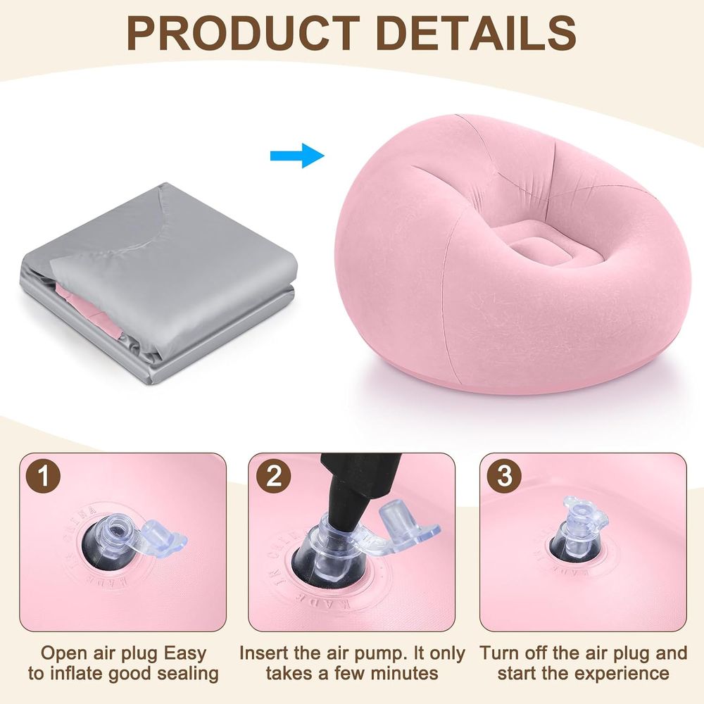 Inflatable Bean Bag Chairs, Pi - đánh giá và giá Kids Outdoor Loungers