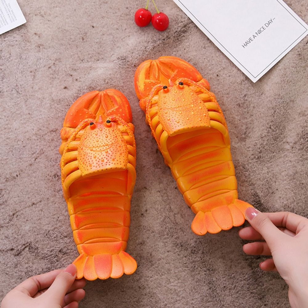 Unique Cartoon Lobster Slipper - đánh giá và giá Kids Outdoor Shoes