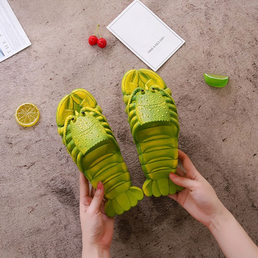 Unique Cartoon Lobster Slipper - đánh giá và giá Kids Outdoor Shoes