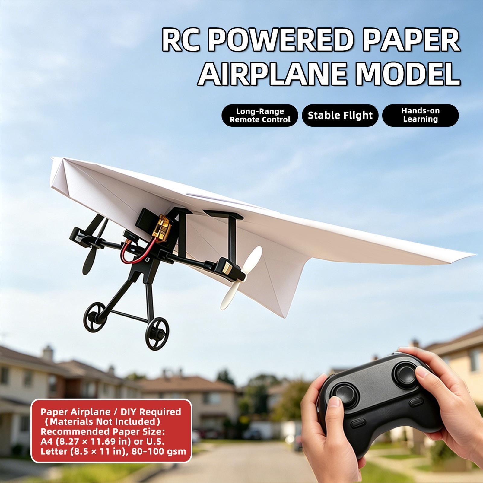DIY RC Paper Airplane Kit Plan - đánh giá và giá Kids Outdoor Adventure