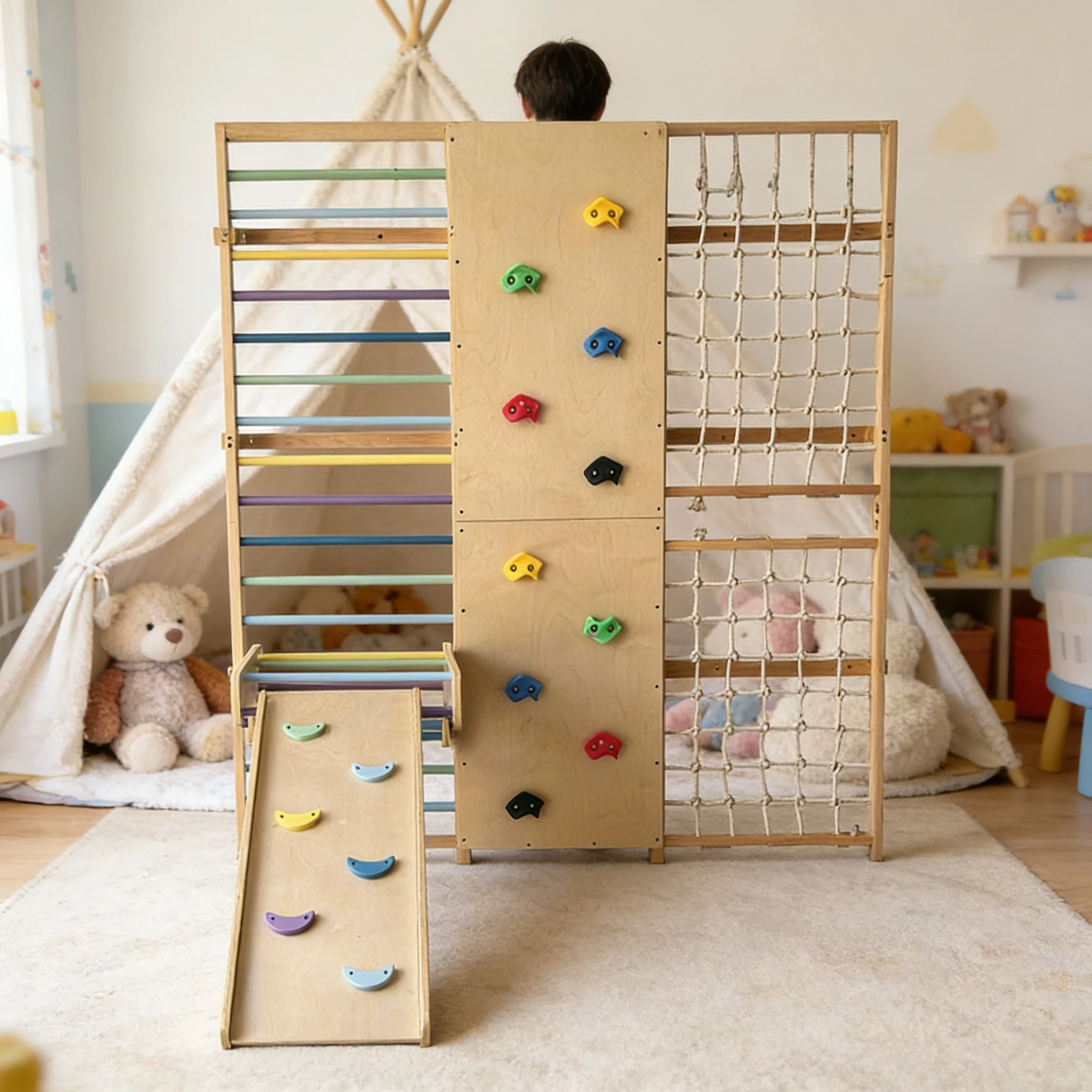 2026 Professional Grade Climbi - đánh giá và giá Kids Outdoor Wooden Climbing Frame