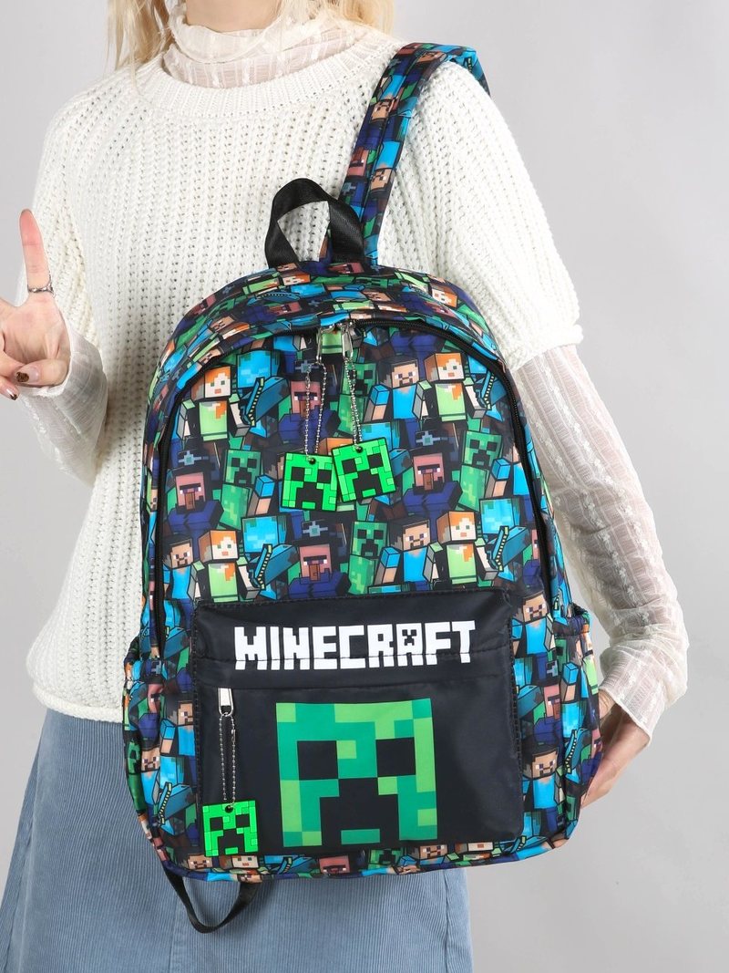 Minecraft Backpack Graffiti Pr - đánh giá và giá Kids Outdoor Backpack