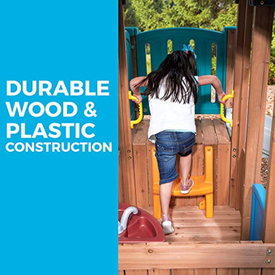 Woodland Adventure Playhouse & - đánh giá và giá Kids Outdoor Storage