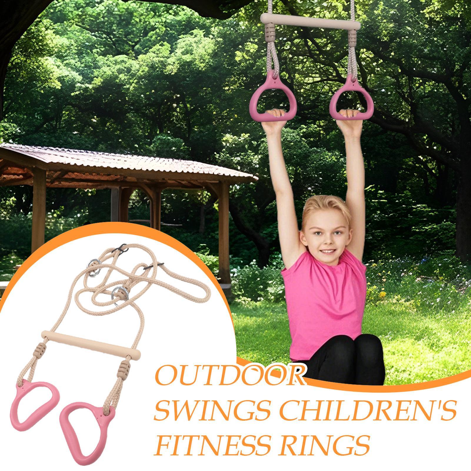 Swing Bar Gym Equipment Rings  - đánh giá và giá Kids Outdoor Gym Equipment