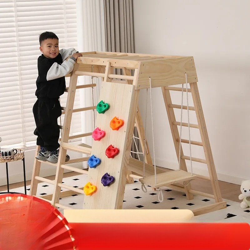JMZ Wooden Jungle Gym Slide Cl - đánh giá và giá Kids Outdoor Wooden Climbing Frame
