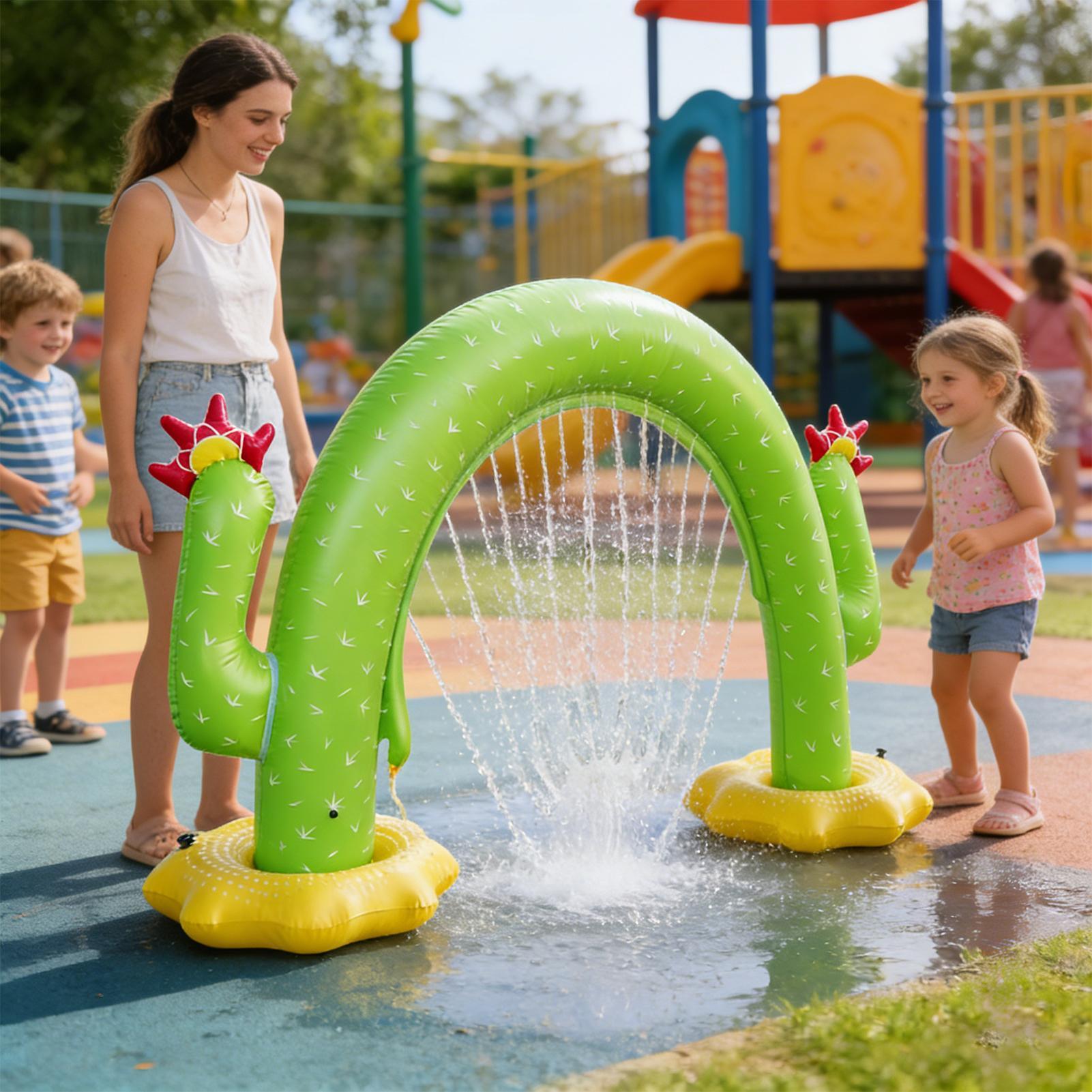 Inflatable Cactus Sprinkler fo - đánh giá và giá Kids Outdoor Tunnel