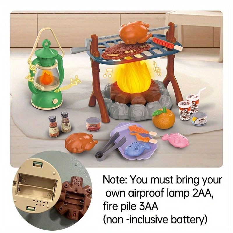 Kids Camping Play Set with LED - đánh giá và giá Kids Outdoor Grill Set
