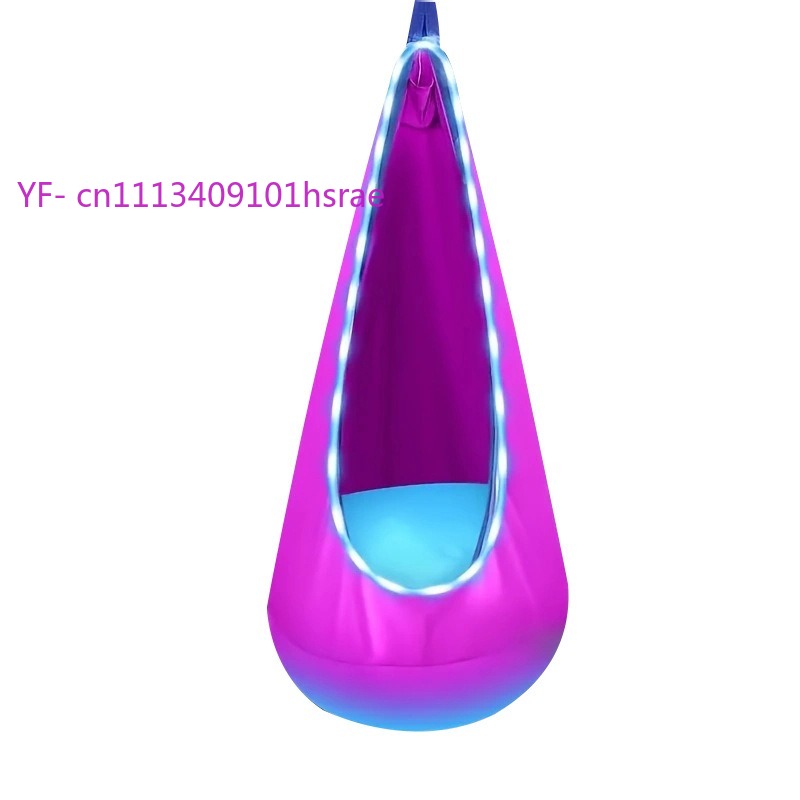 Glowing LED Inflatable Hammock - đánh giá và giá Kids Outdoor Hanging Chair