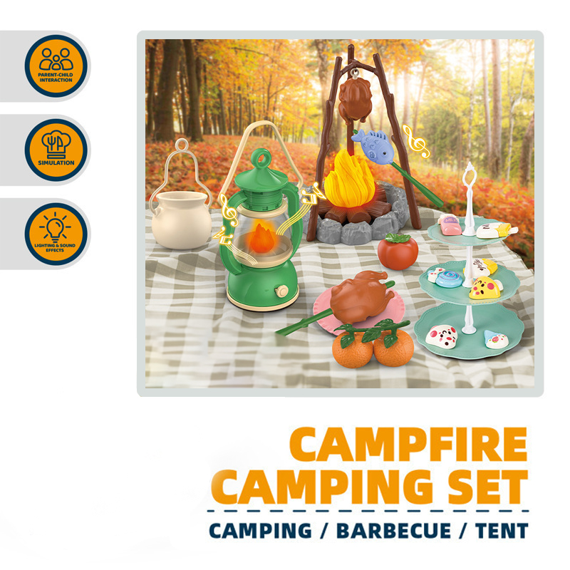 Kids Camping Set Campfire Pret - đánh giá và giá Kids Outdoor Lights