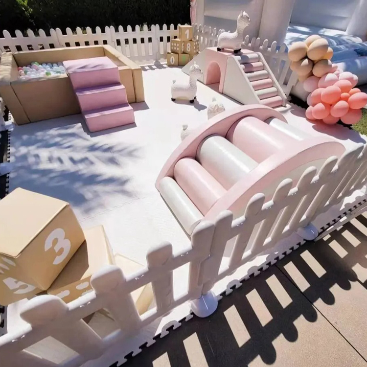 Factory-Sold Soft Pink White K - đánh giá và giá Kids Outdoor Tunnel