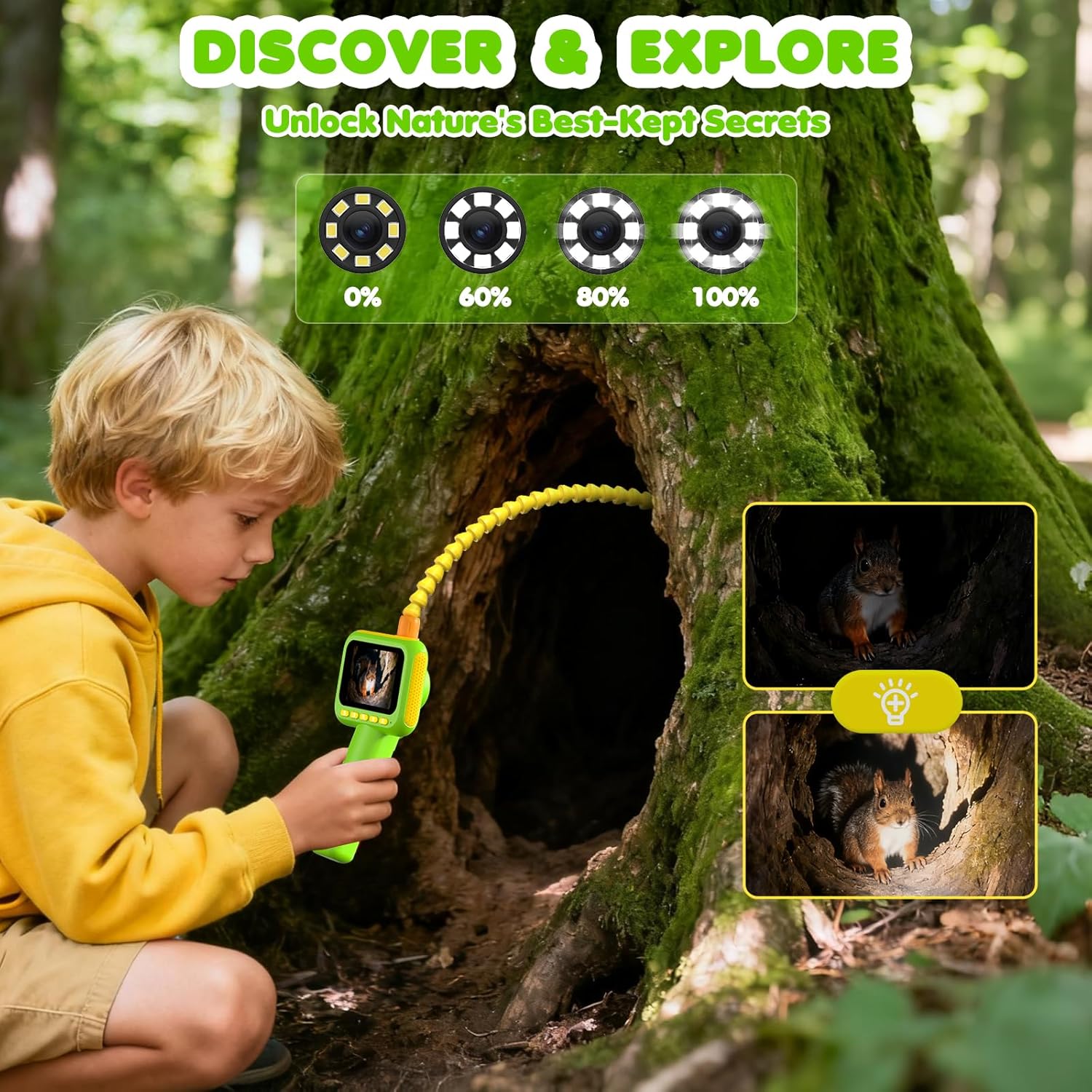 Endoscope for Kids, Borescope  - đánh giá và giá Kids Outdoor Lights