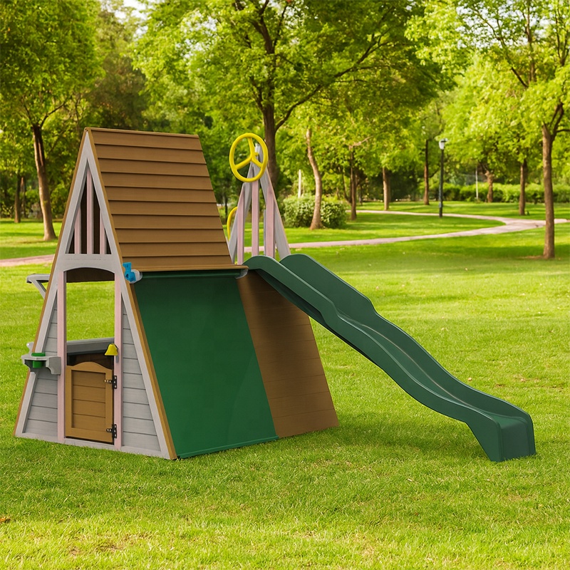 Kids Outdoor Playground Equipm - đánh giá và giá Kids Outdoor Wooden Climbing Frame