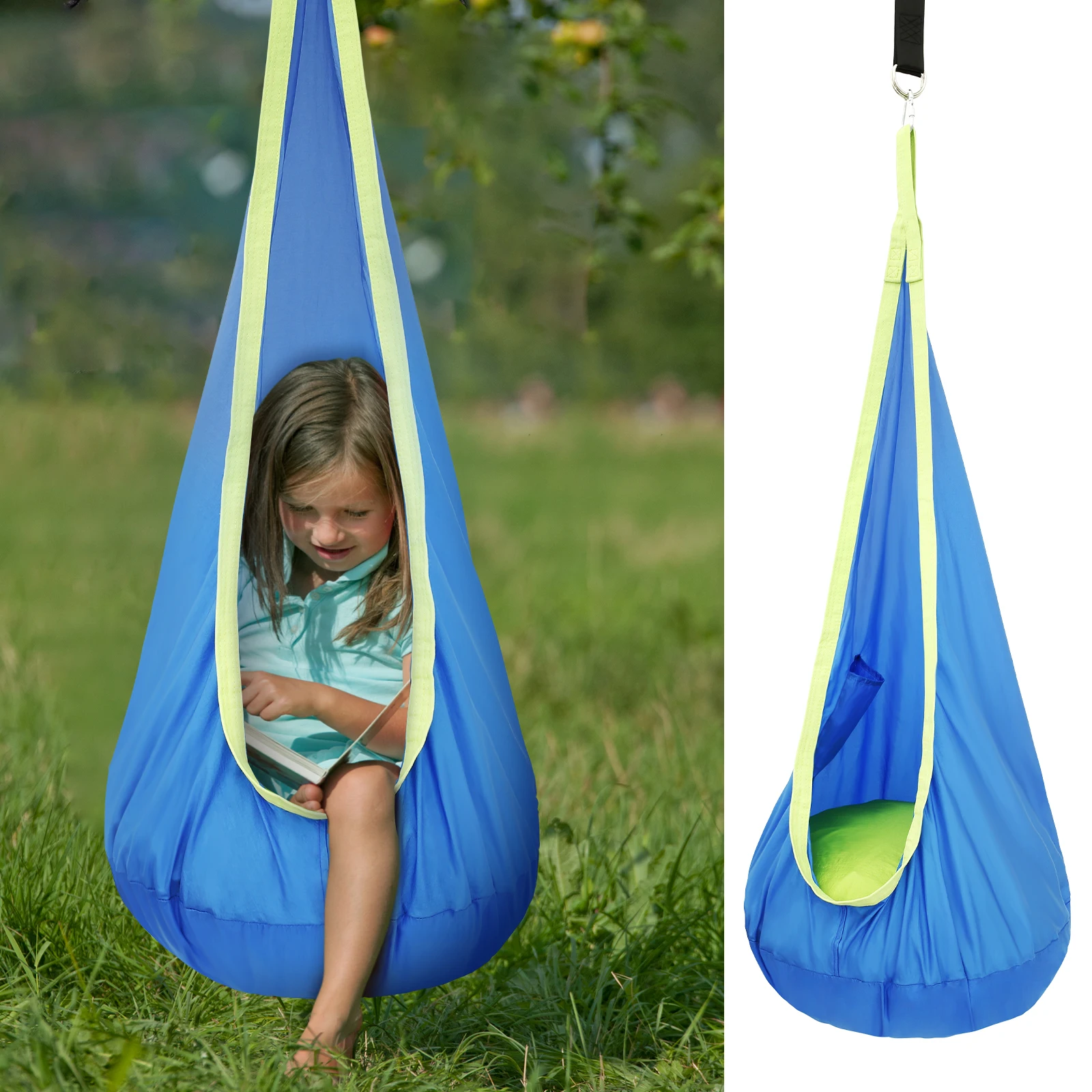Chair Sensory Swing Chair Kids - đánh giá và giá Kids Outdoor Hanging Chair