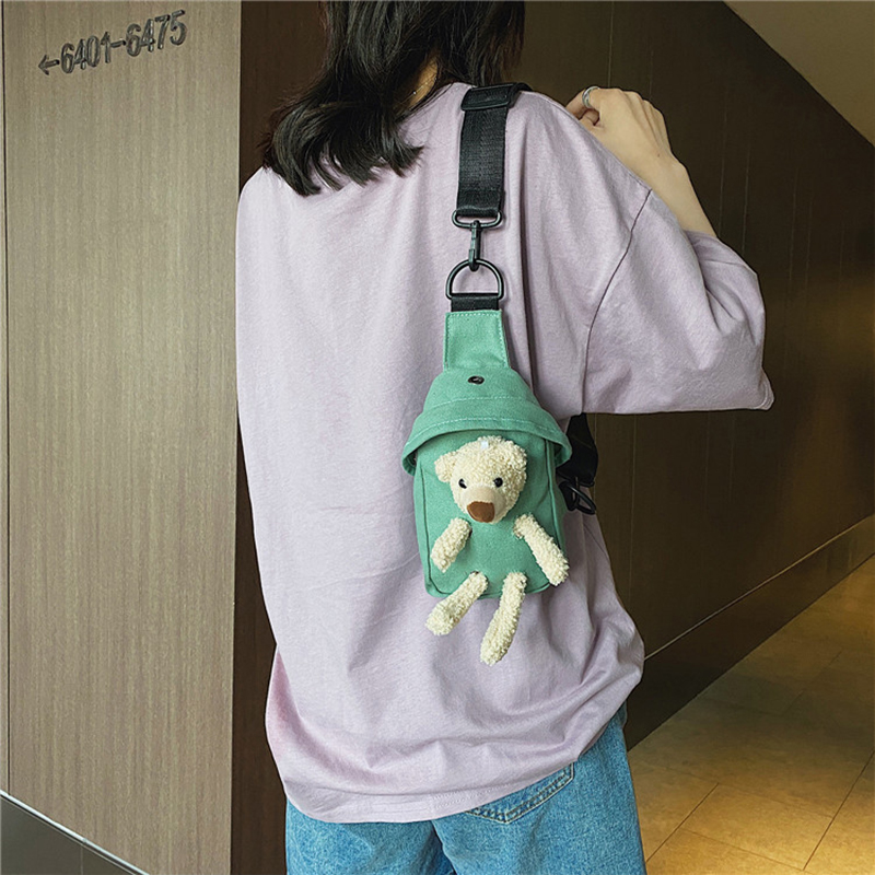 Korean Bear Crossbody Bags Fas - đánh giá và giá Kids Outdoor Storage