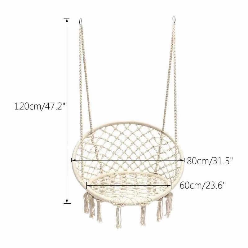 Năm 2021 Bắc Âu Tay Dệt Kim Tr - đánh giá và giá Kids Outdoor Hanging Chair