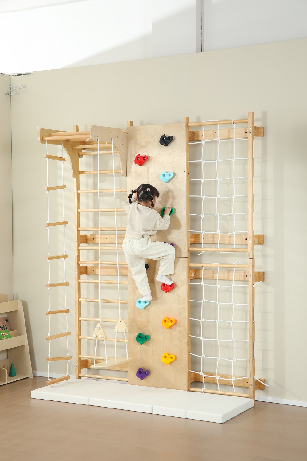 In Stock Indoor Monkey Bars Ki - đánh giá và giá Kids Outdoor Wooden Climbing Frame
